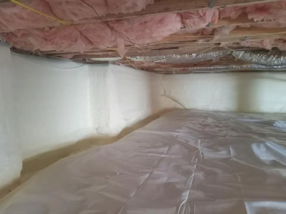 Crawl space encapsulation with closed-cell spray foam for Metal Roof Coating in Fortuna Foothills